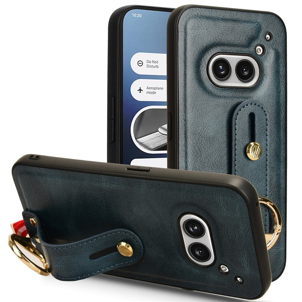 Nothing Phone (2a) Plus / Phone (2a) Handyhülle – Aus PU-Leder + PC + TPU, stoßfest, mit Flaschenöffner & Gürtel