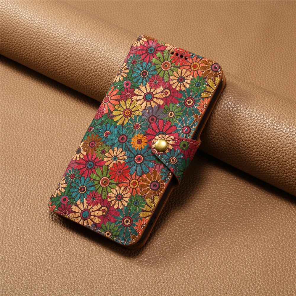 For Honor 100 Pro 5G Leather Case Wallet Stand Floral Phone Cover