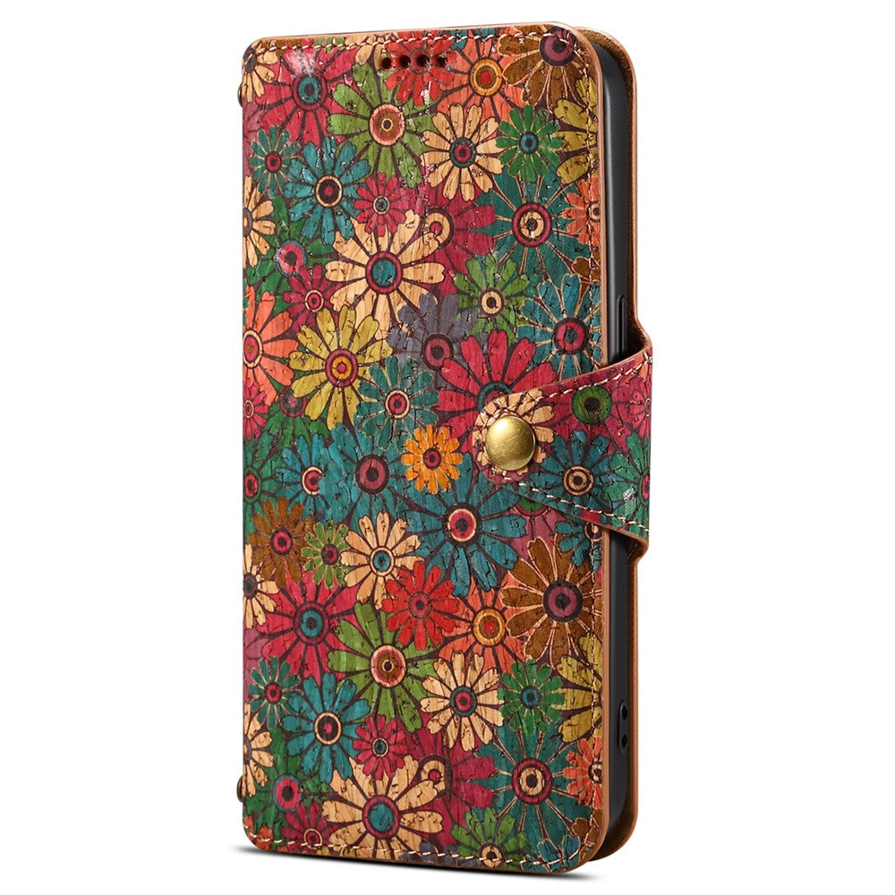 For Honor 90 Case Floral Pattern Leather Phone Cover with Wallet Stand