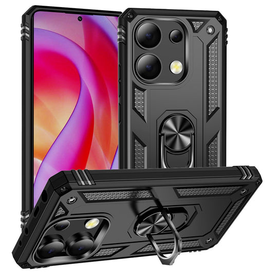 Xiaomi Redmi Note 13 4G Handyhülle – PC+TPU, stoßfeste mit Ständer