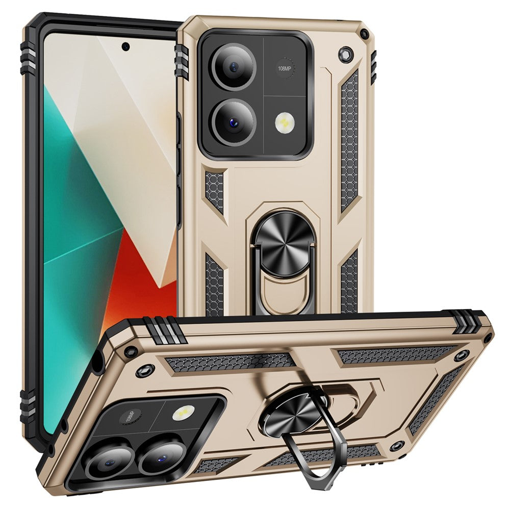 For Xiaomi Redmi Note 13 5G Kickstand Case Shockproof PC+TPU Phone Cover