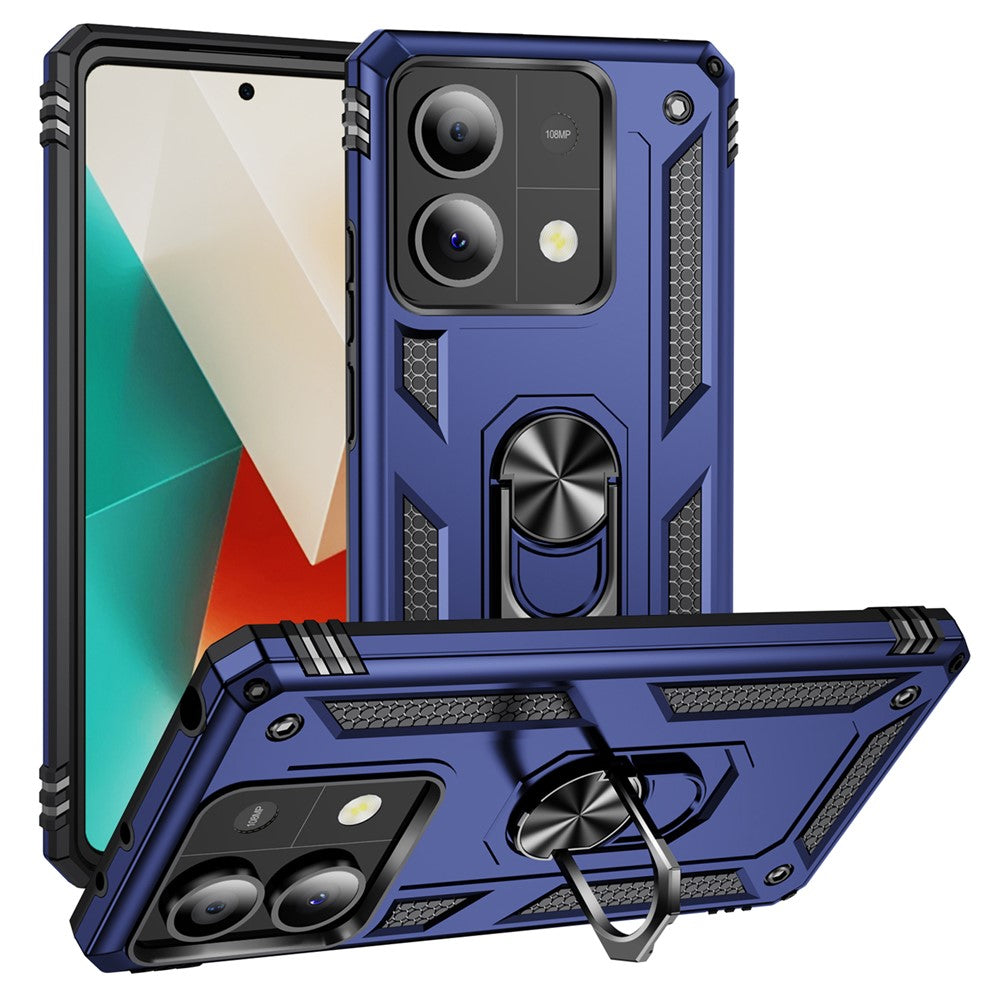 For Xiaomi Redmi Note 13 5G Kickstand Case Shockproof PC+TPU Phone Cover