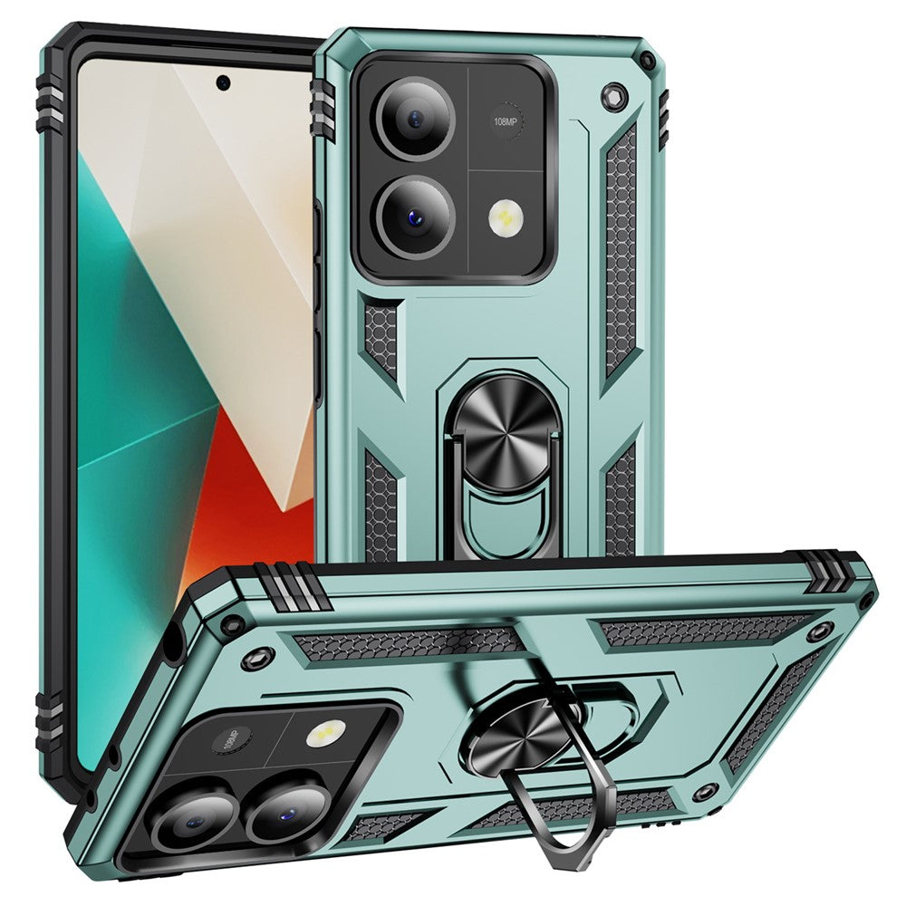 For Xiaomi Redmi Note 13 5G Kickstand Case Shockproof PC+TPU Phone Cover