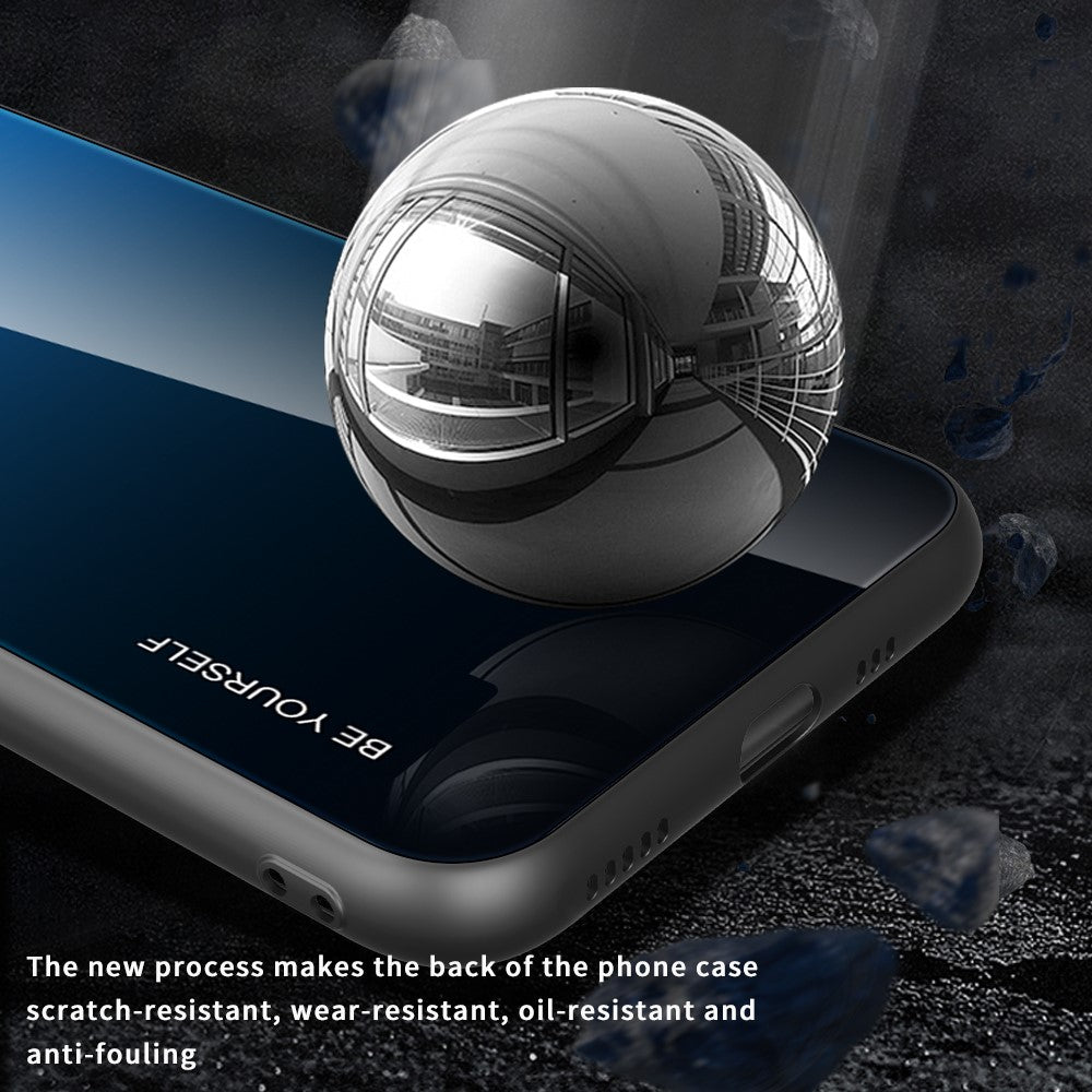 For Xiaomi Redmi Note 13 5G Tempered Glass Back Cover Anti-Scratch Phone Case