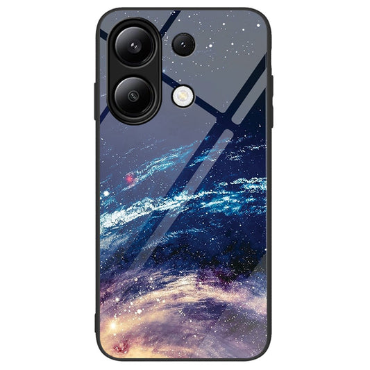 Xiaomi Redmi Note 13 4G Handyhülle – Gehäusemusterdruck aus gehärtetem Glas + PC + TPU
