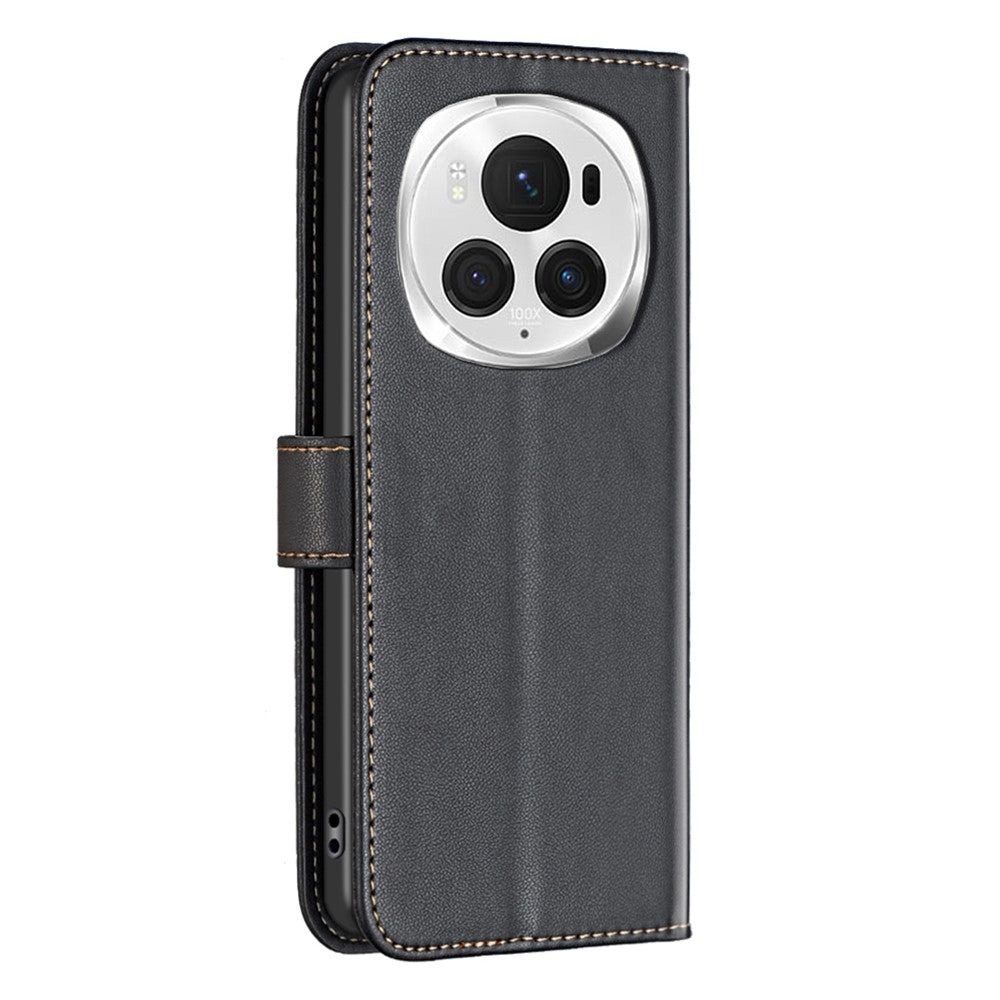 Honor Magic6 Pro 5G Wallet-Handyhülle – Aus PU-Leder & TPU, mit Magnetverschluss