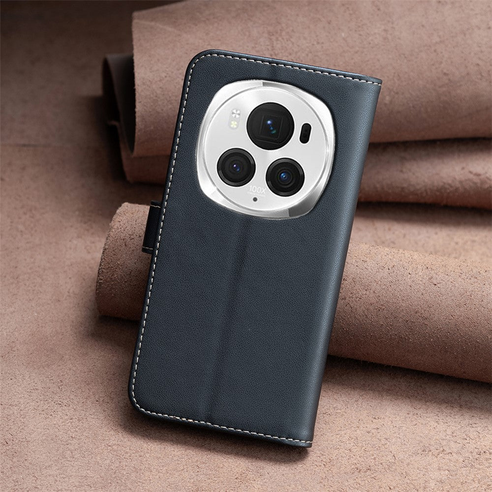 Honor Magic6 Pro 5G Wallet-Handyhülle – Aus PU-Leder & TPU, mit Magnetverschluss