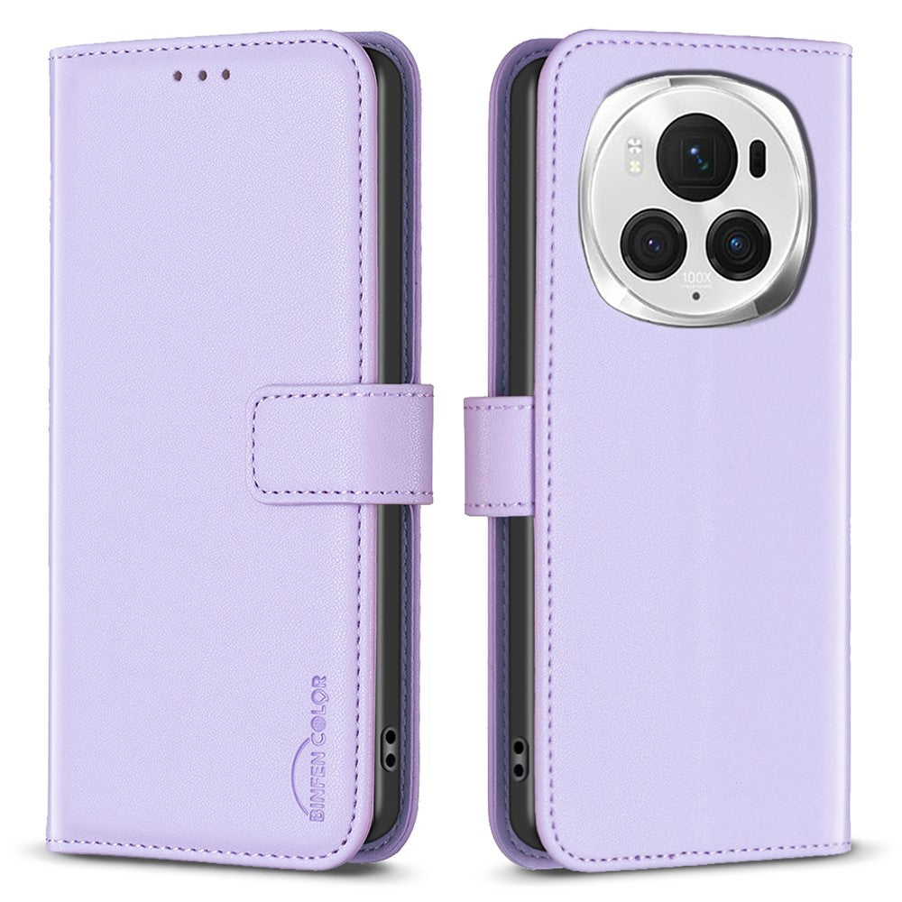 Honor Magic6 Pro 5G Wallet-Handyhülle – Aus PU-Leder & TPU, mit Magnetverschluss