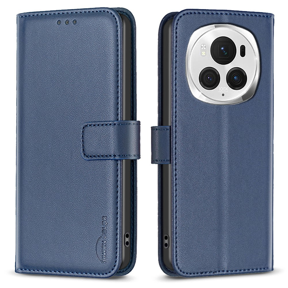 Honor Magic6 Pro 5G Wallet-Handyhülle – Aus PU-Leder & TPU, mit Magnetverschluss