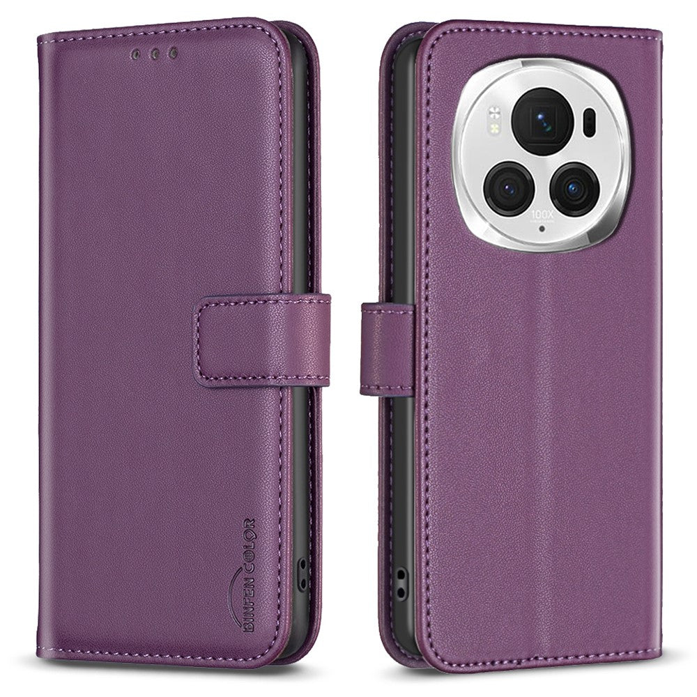 Honor Magic6 Pro 5G Wallet-Handyhülle – Aus PU-Leder & TPU, mit Magnetverschluss