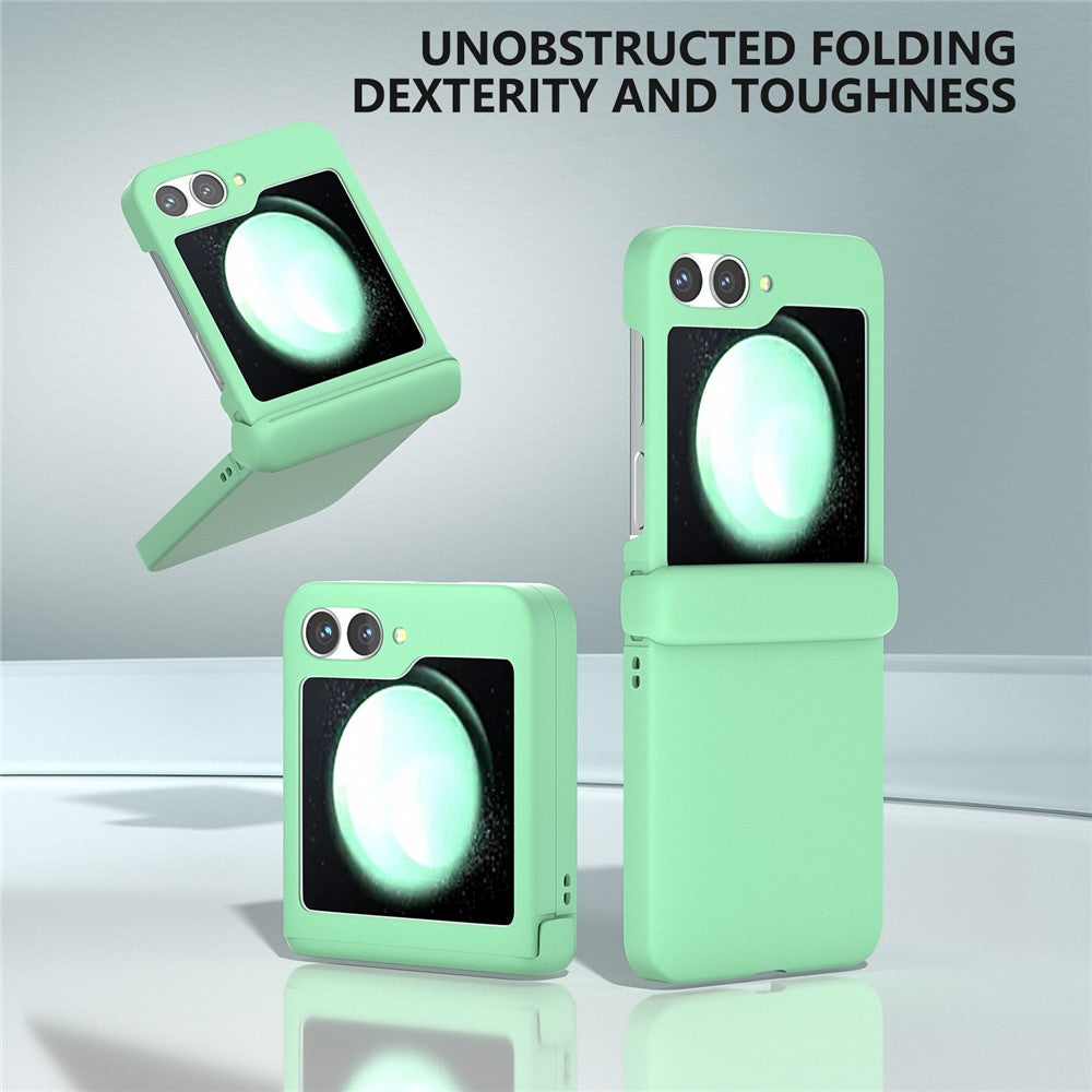 For Samsung Galaxy Z Flip7 FE 5G / Z Flip6 5G Case Skin-touch PC Phone Cover with Hinge Protection