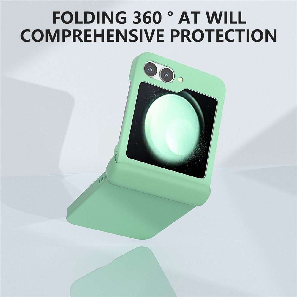 For Samsung Galaxy Z Flip7 FE 5G / Z Flip6 5G Case Skin-touch PC Phone Cover with Hinge Protection