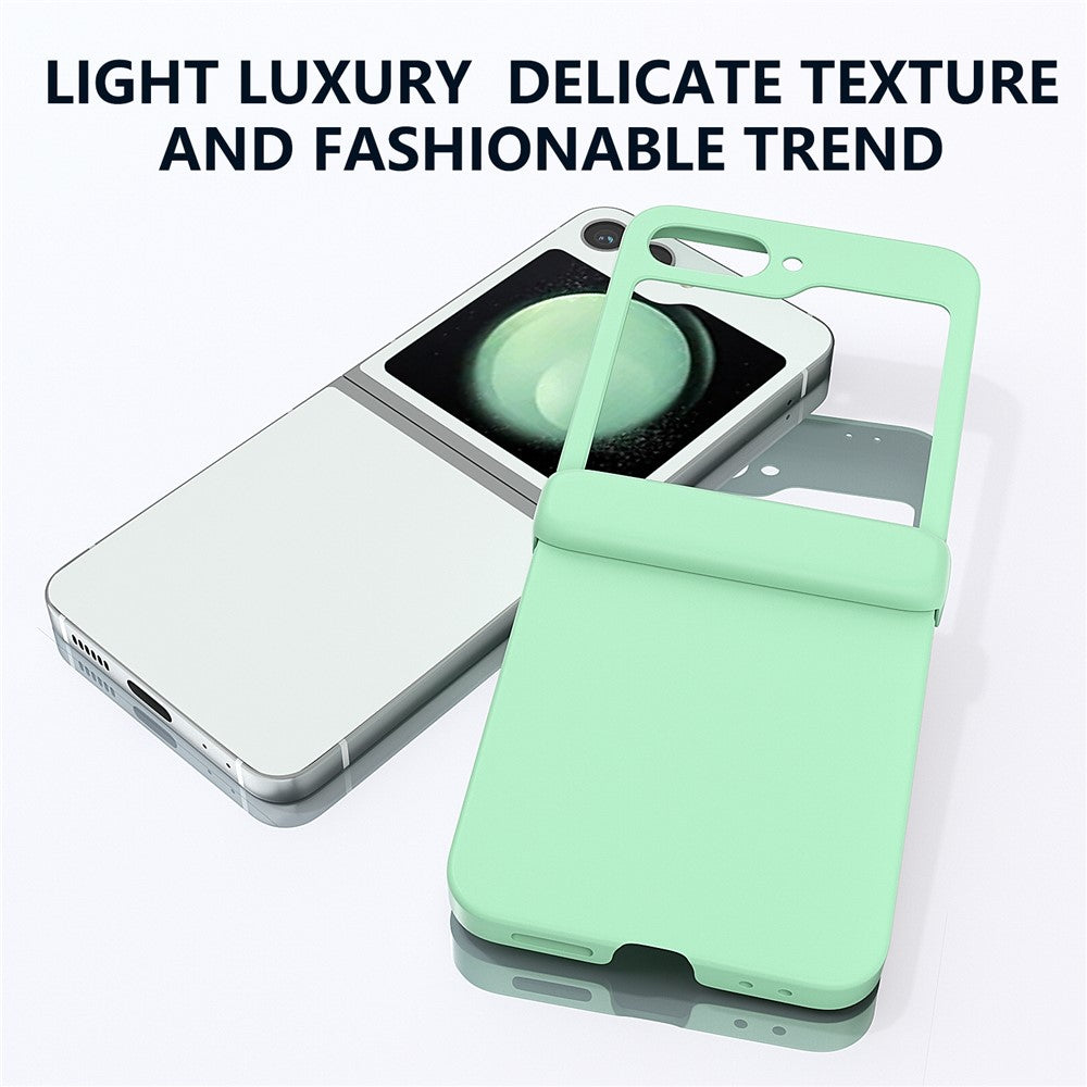 For Samsung Galaxy Z Flip7 FE 5G / Z Flip6 5G Case Skin-touch PC Phone Cover with Hinge Protection