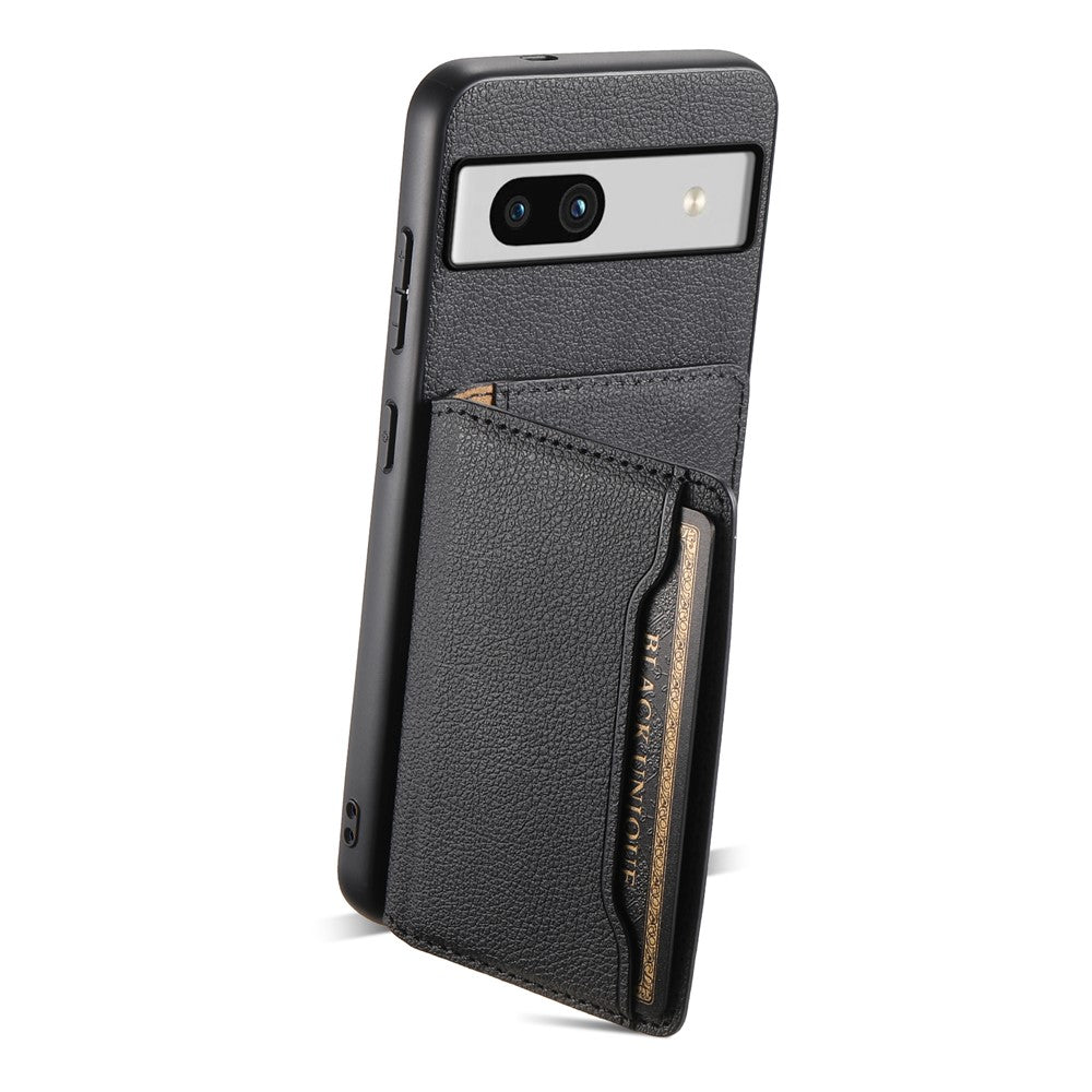 Pixel 7a Lederhülle – Mit Kartenfächern & magnetischem Ständer