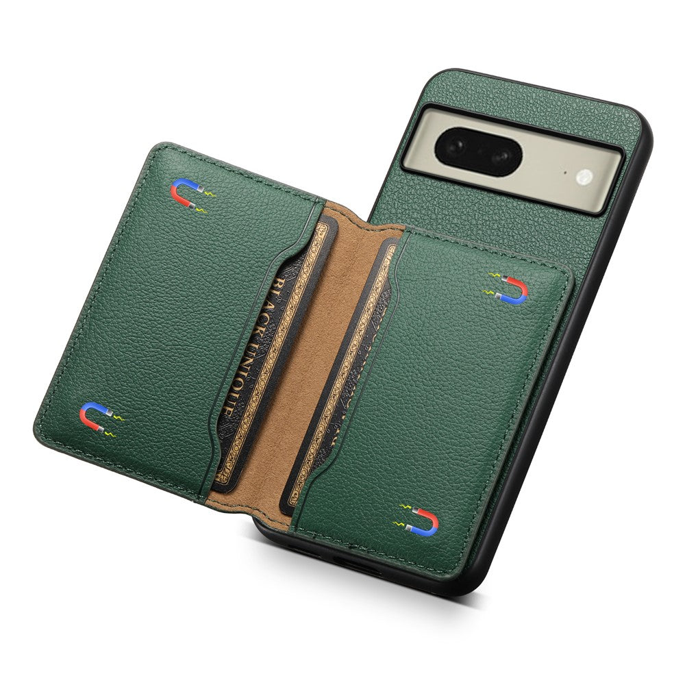 Pixel 8 Lederhülle – Mit Kartenfächern & magnetischem Ständer