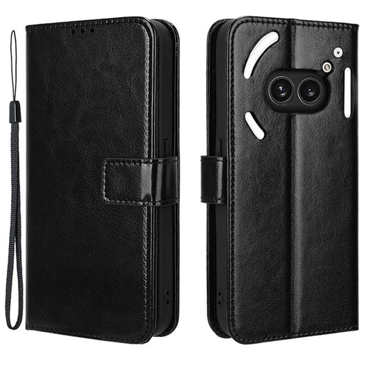 Nothing Phone (2a) Plus / Phone (2a) Wallet-Handyhülle – Aus strukturiertem Leder