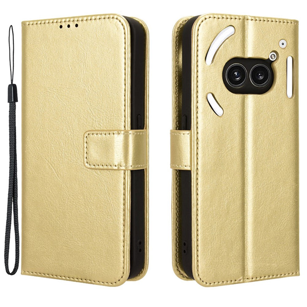 Nothing Phone (2a) Plus / Phone (2a) Wallet-Handyhülle – Aus strukturiertem Leder