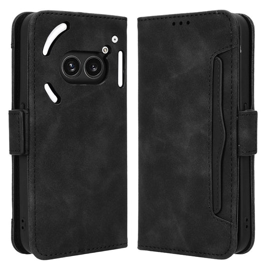 For Nothing Phone (2a) Plus / Phone (2a) Leather Case Multiple Card Slots Magnetic Closure Phone Cover