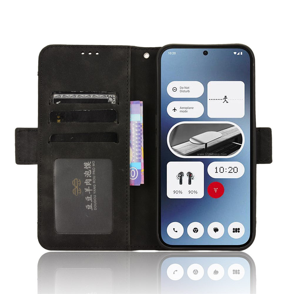 For Nothing Phone (2a) Plus / Phone (2a) Leather Case Multiple Card Slots Magnetic Closure Phone Cover