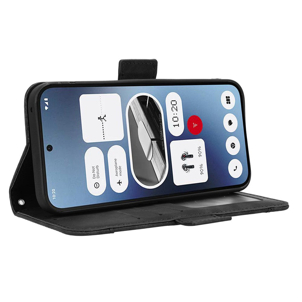 For Nothing Phone (2a) Plus / Phone (2a) Leather Case Multiple Card Slots Magnetic Closure Phone Cover