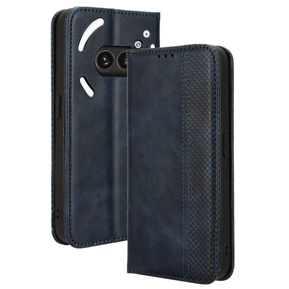 Nothing Phone (2a) Plus / Phone (2a) Wallet-Handyhülle – Aus strapazierfähigem PU-Leder, mit Standfunktion & integriertem Portemonnaie