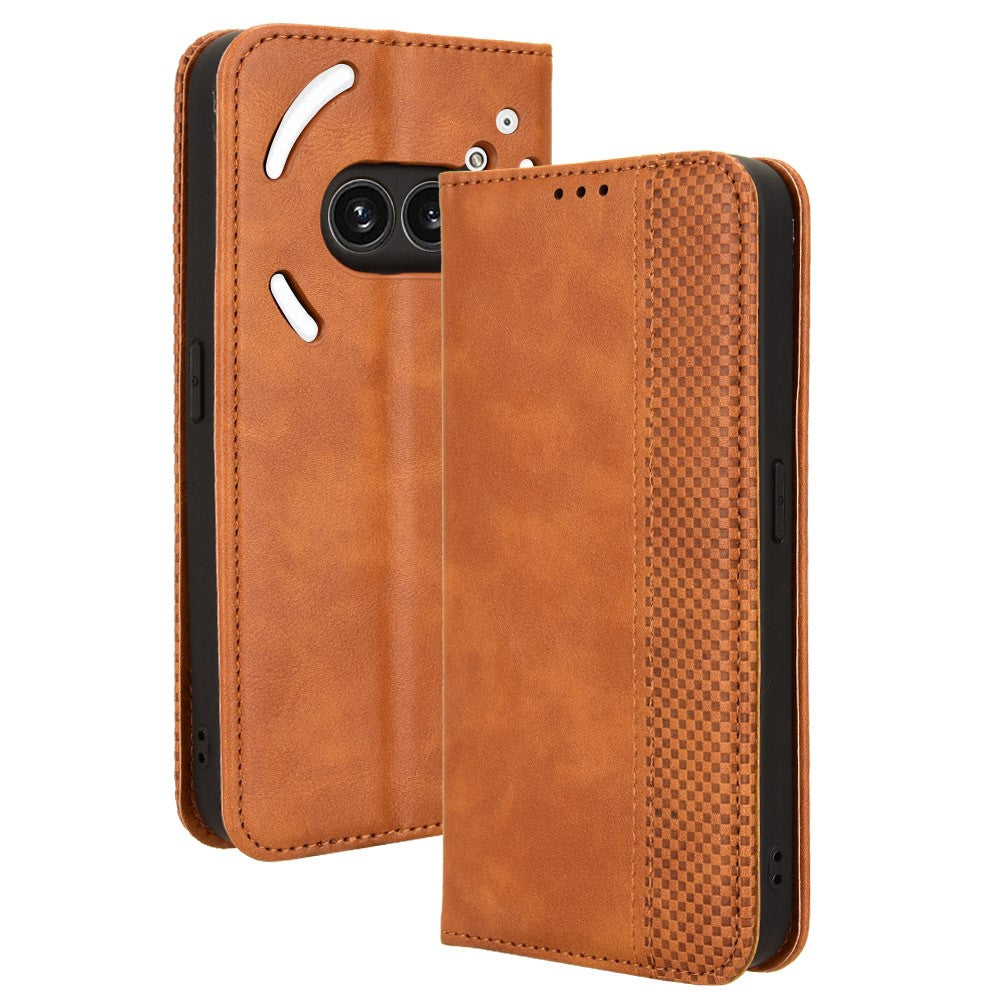Nothing Phone (2a) Plus / Phone (2a) Wallet-Handyhülle – Aus strapazierfähigem PU-Leder, mit Standfunktion & integriertem Portemonnaie