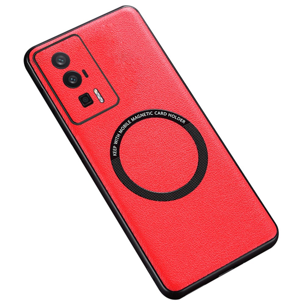 For Xiaomi Poco F5 Pro 5G / Redmi K60 5G / K60 Pro 5G Case Anti-Drop PU Leather+TPU Cover Magnetic Case