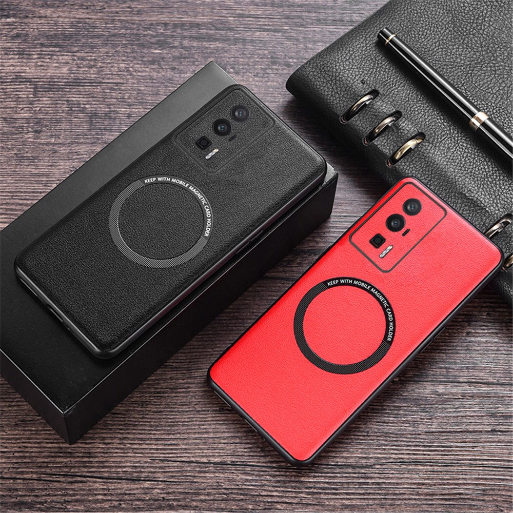 For Xiaomi Poco F5 Pro 5G / Redmi K60 5G / K60 Pro 5G Case Anti-Drop PU Leather+TPU Cover Magnetic Case