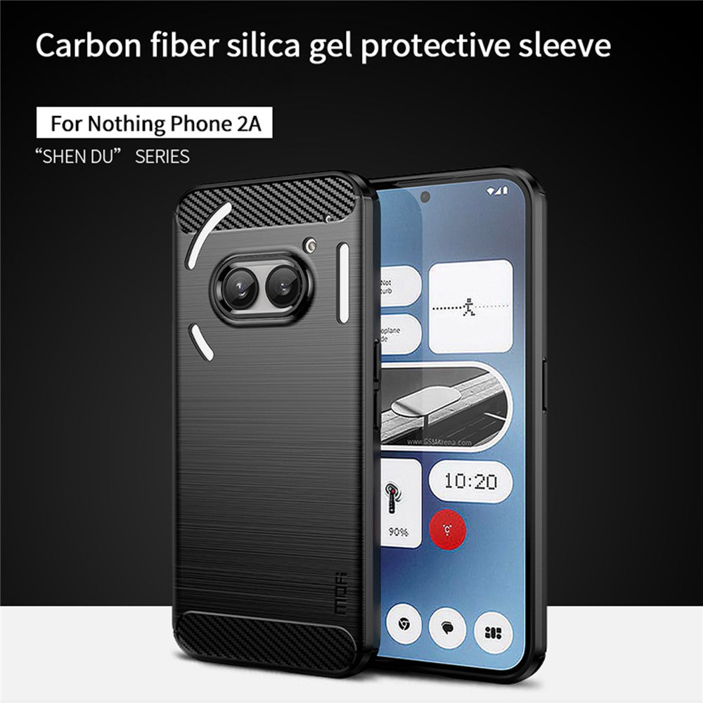 MOFI JK TPU Series-1 For Nothing Phone (2a) Plus / Phone (2a) Cell Phone Cases Shock-Absorbent Brushed Cover
