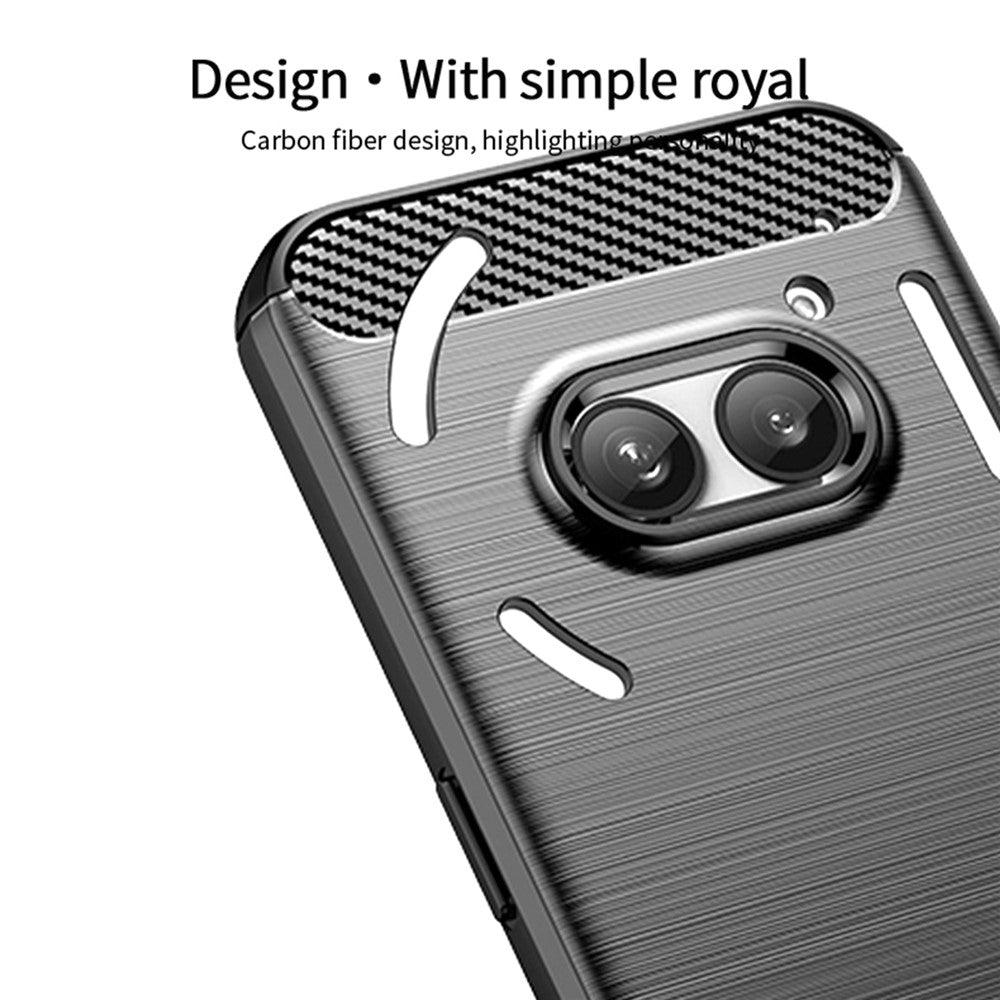 MOFI JK TPU Series-1 For Nothing Phone (2a) Plus / Phone (2a) Cell Phone Cases Shock-Absorbent Brushed Cover