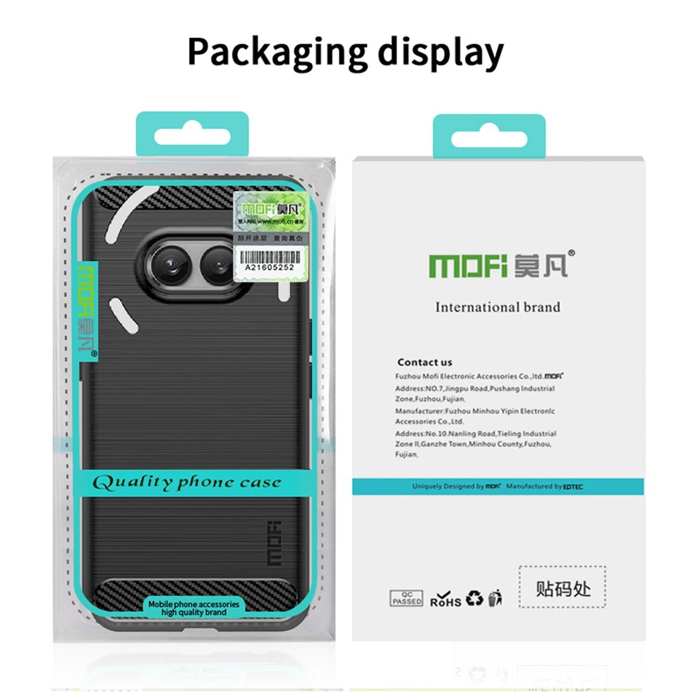 MOFI JK TPU Series-1 For Nothing Phone (2a) Plus / Phone (2a) Cell Phone Cases Shock-Absorbent Brushed Cover