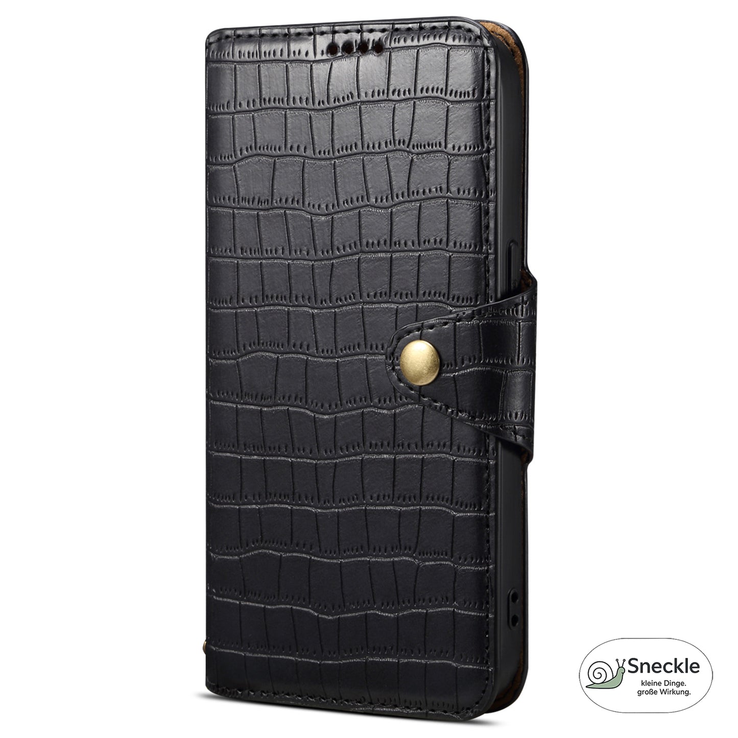 Galaxy A32/M32 5G Leder-Hülle – Krokodil-Muster – Mit Standfunktion