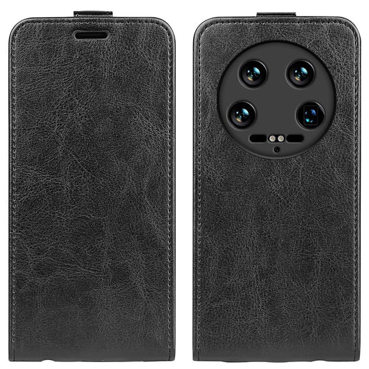 Xiaomi 14 Ultra Handyhülle – aus PU-Leder, vertikale Flip- mit Kartenhalter