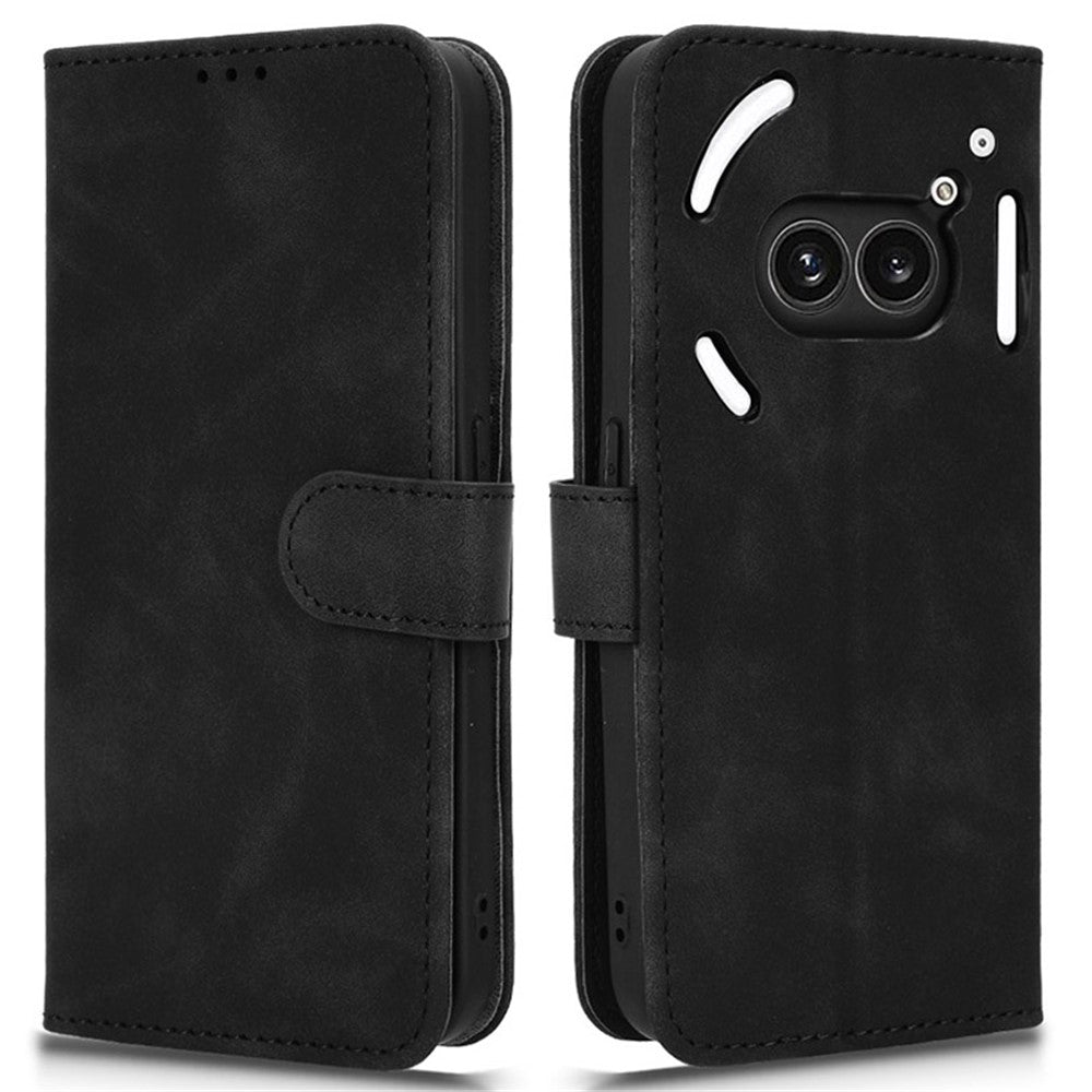For Nothing Phone (2a) Plus / Phone (2a) Wallet Case Skin-Touch Folding Stand Leather Phone Cover