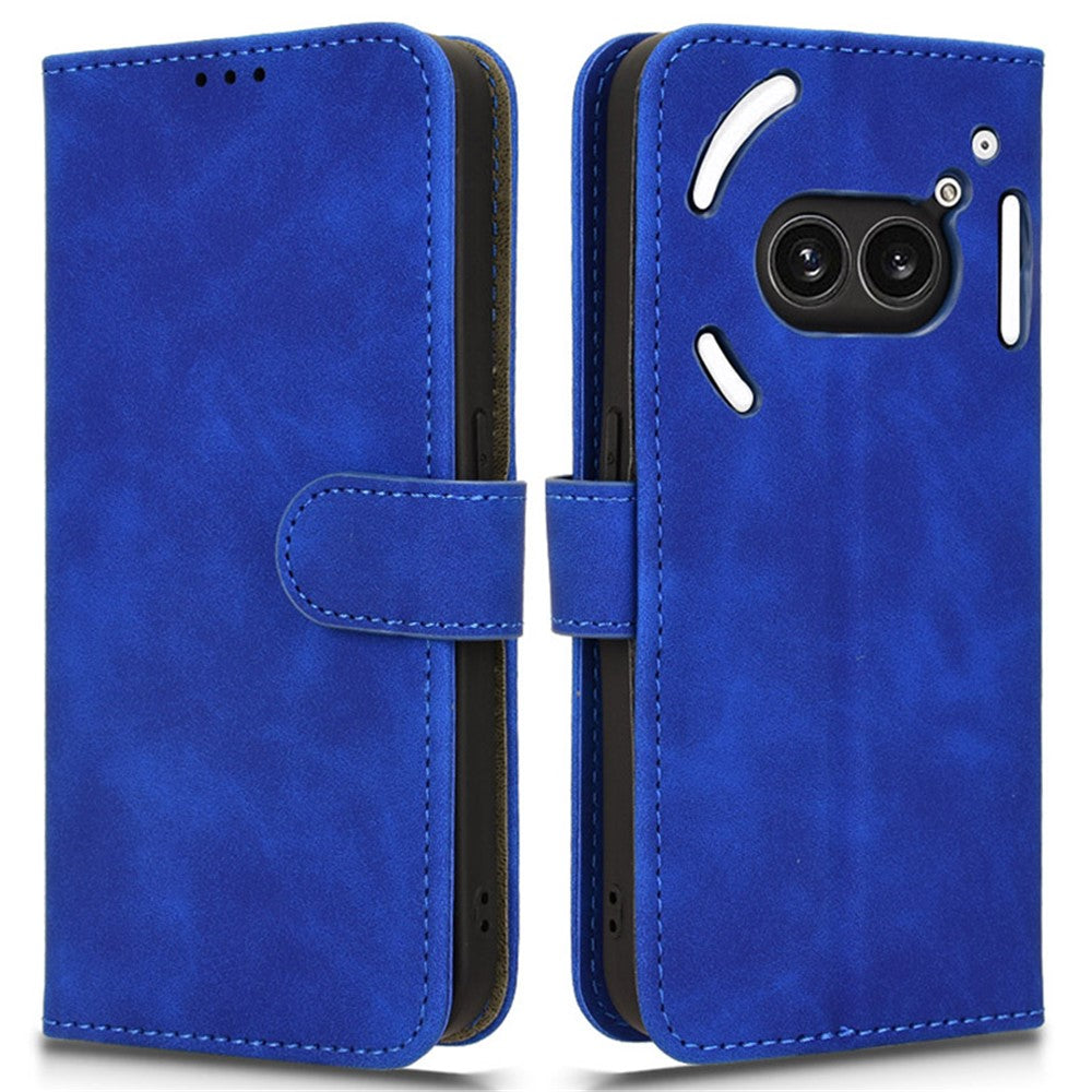 For Nothing Phone (2a) Plus / Phone (2a) Wallet Case Skin-Touch Folding Stand Leather Phone Cover