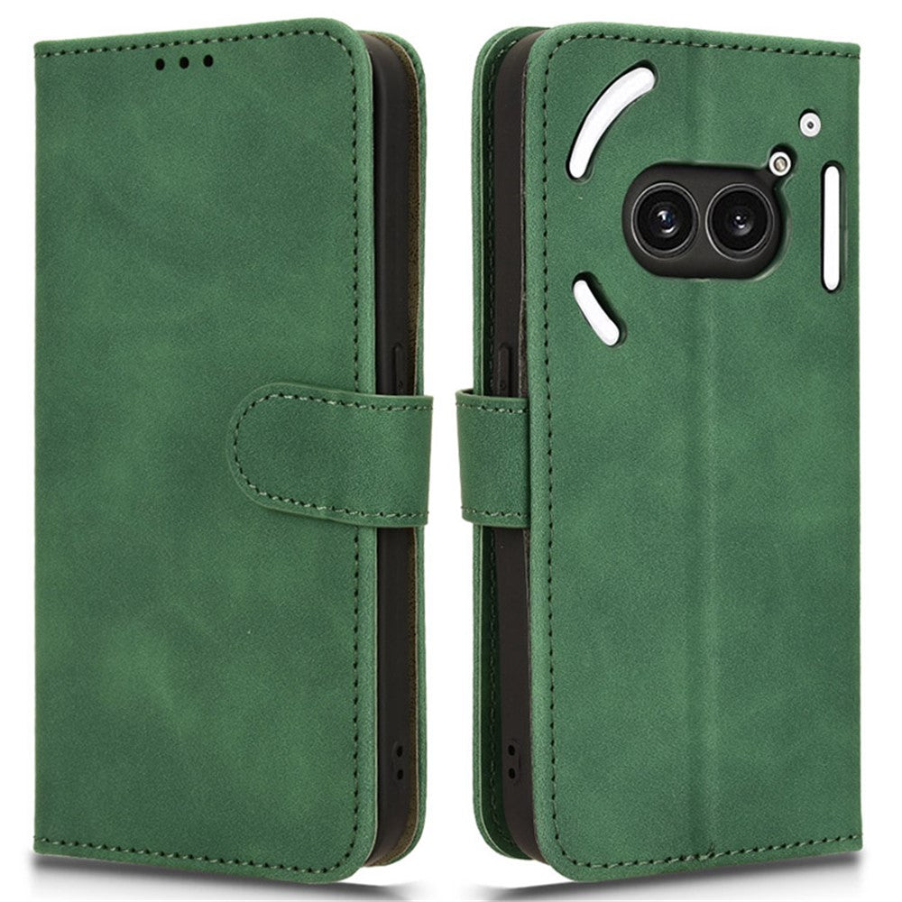 For Nothing Phone (2a) Plus / Phone (2a) Wallet Case Skin-Touch Folding Stand Leather Phone Cover