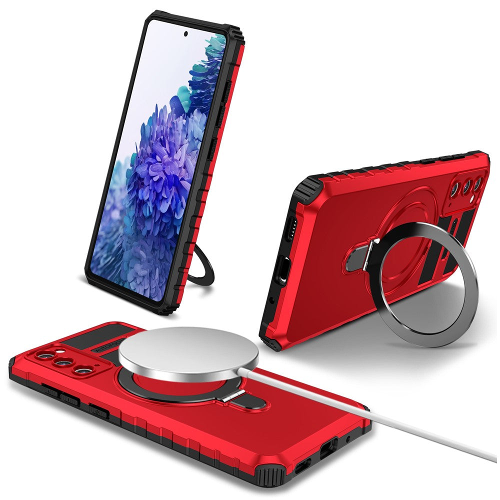 Galaxy S20 FE/S20 Lite Magnet-Hülle – Stoßfest & Mit Ständer