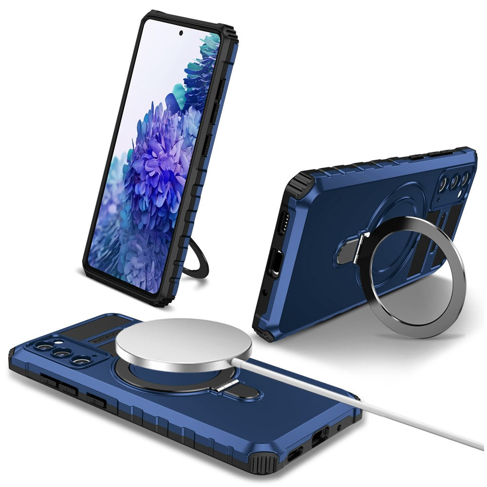 Galaxy S20 FE/S20 Lite Magnet-Hülle – Stoßfest & Mit Ständer