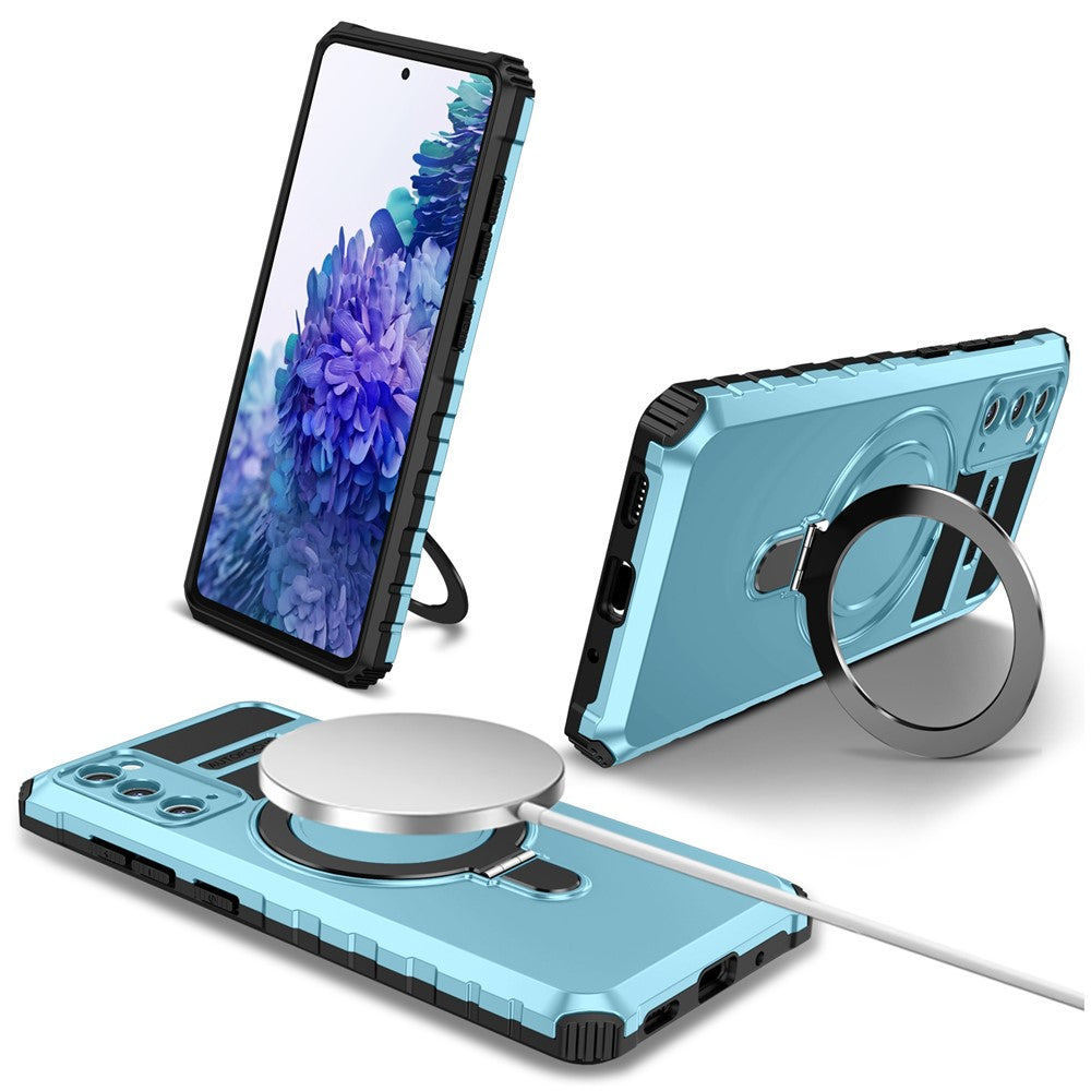 Galaxy S20 FE/S20 Lite Magnet-Hülle – Stoßfest & Mit Ständer