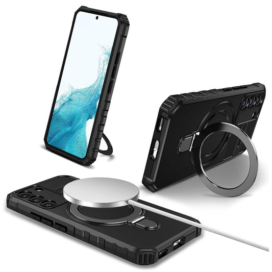 Galaxy S22 Plus 5G Magnet-Hülle – Stoßfest & Mit Ständer