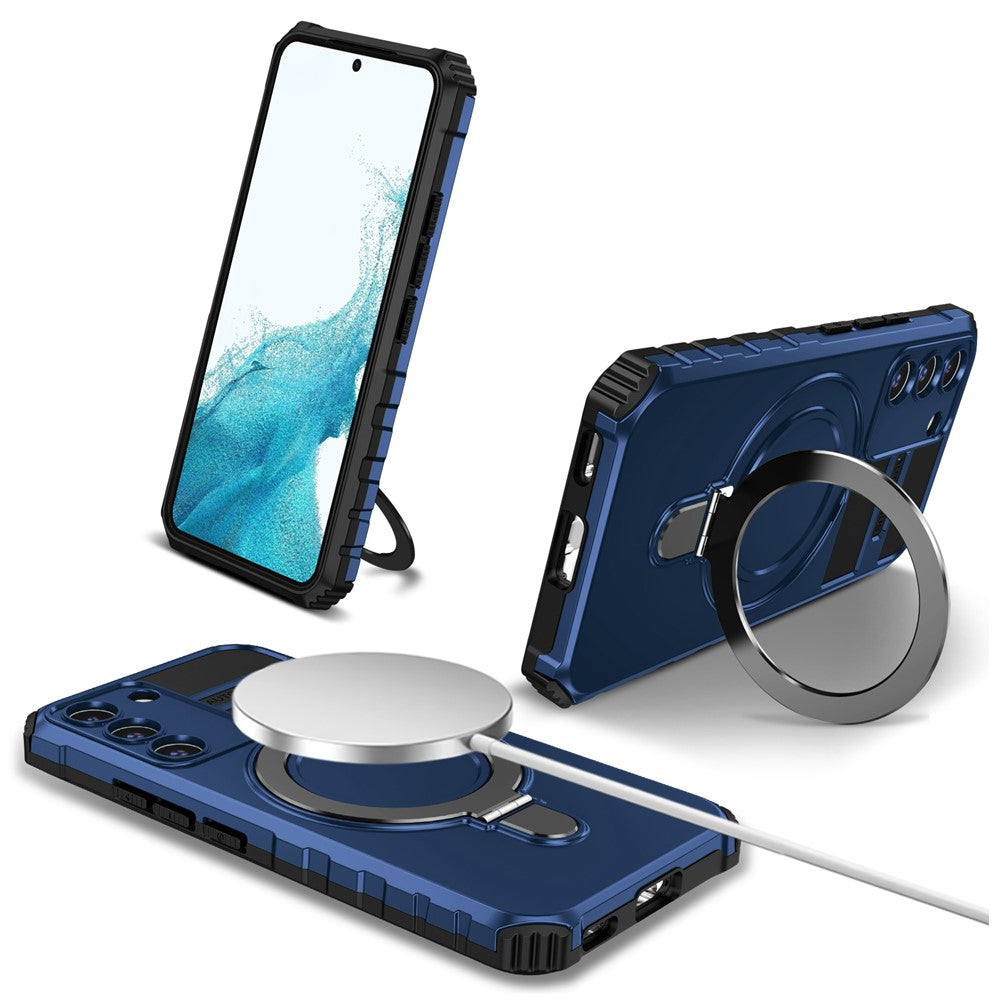 Galaxy S22 Plus 5G Magnet-Hülle – Stoßfest & Mit Ständer