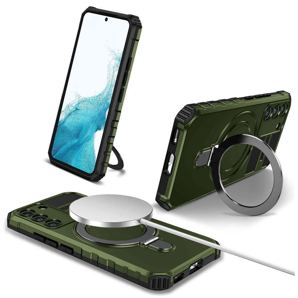 Galaxy S22 Plus 5G Magnet-Hülle – Stoßfest & Mit Ständer