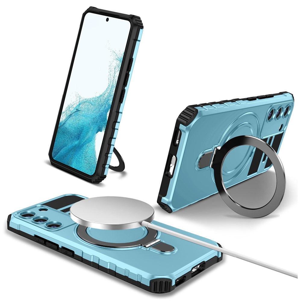 Galaxy S22 Plus 5G Magnet-Hülle – Stoßfest & Mit Ständer