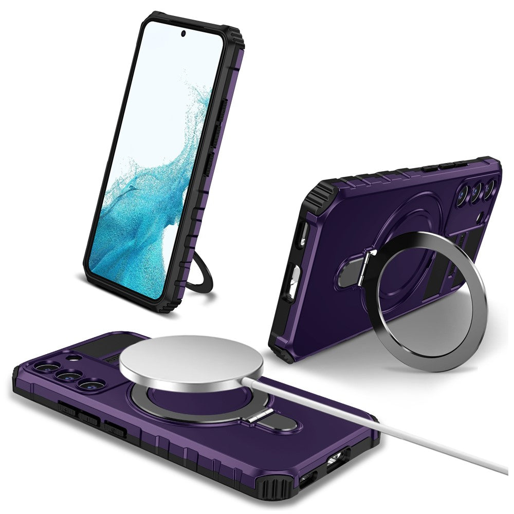 Galaxy S22 Plus 5G Magnet-Hülle – Stoßfest & Mit Ständer