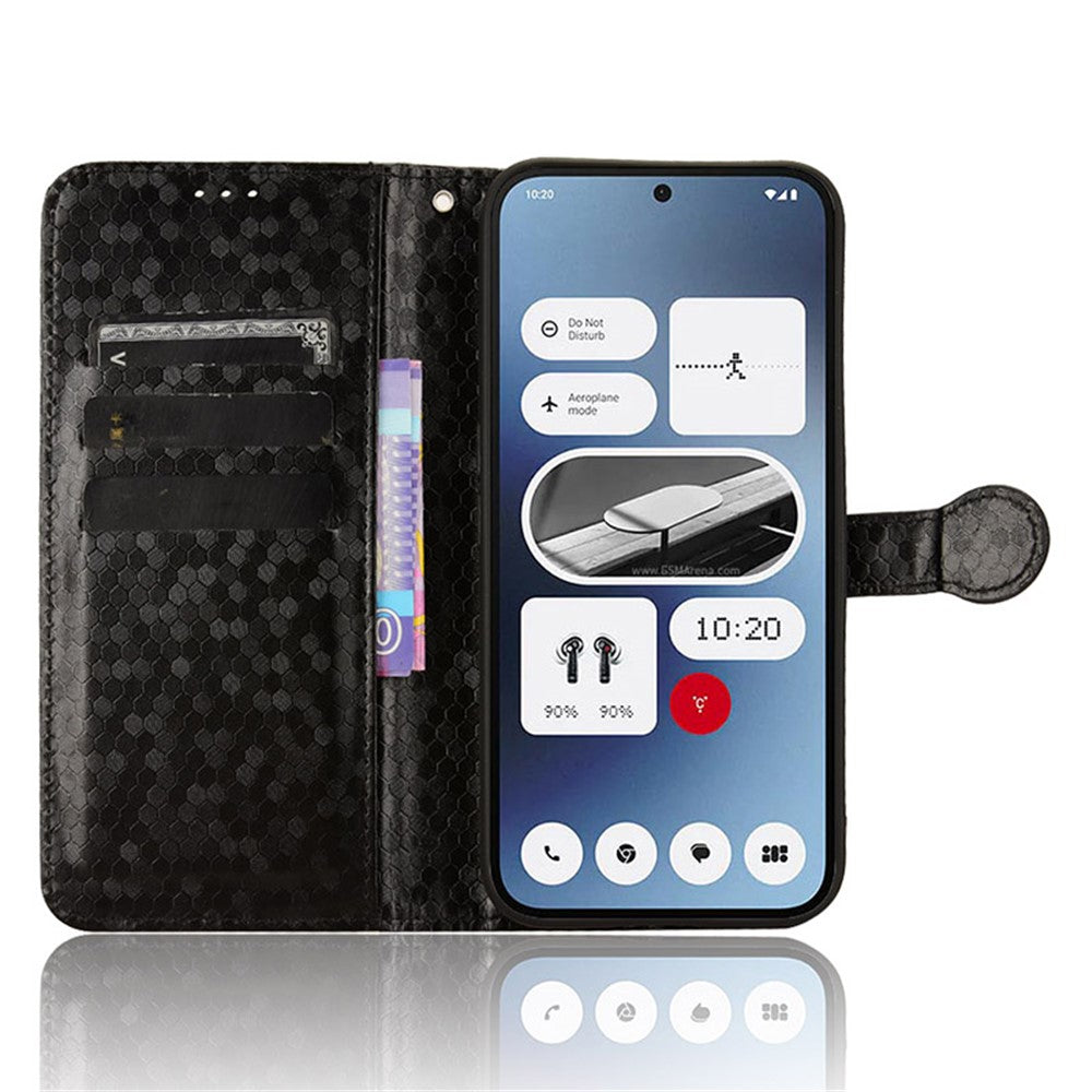 Nothing Phone (2a) Plus / Phone (2a) Wallet-Handyhülle – Mit Magnetverschluss & Punktmuster