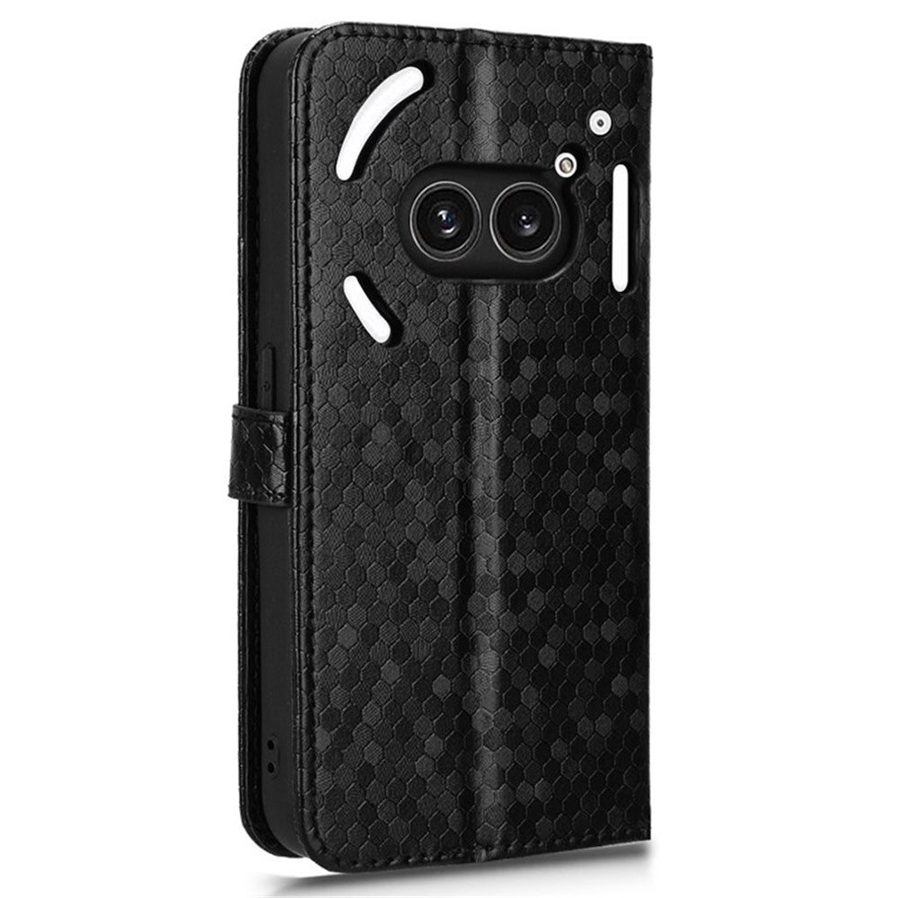 Nothing Phone (2a) Plus / Phone (2a) Wallet-Handyhülle – Mit Magnetverschluss & Punktmuster