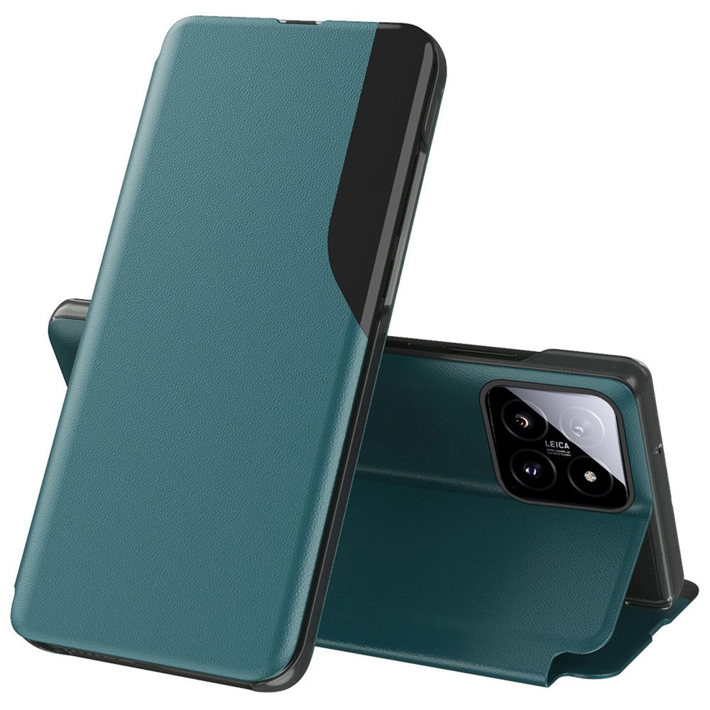 For Xiaomi 14 Phone Case Folio Flip PU Leather Stand Cover