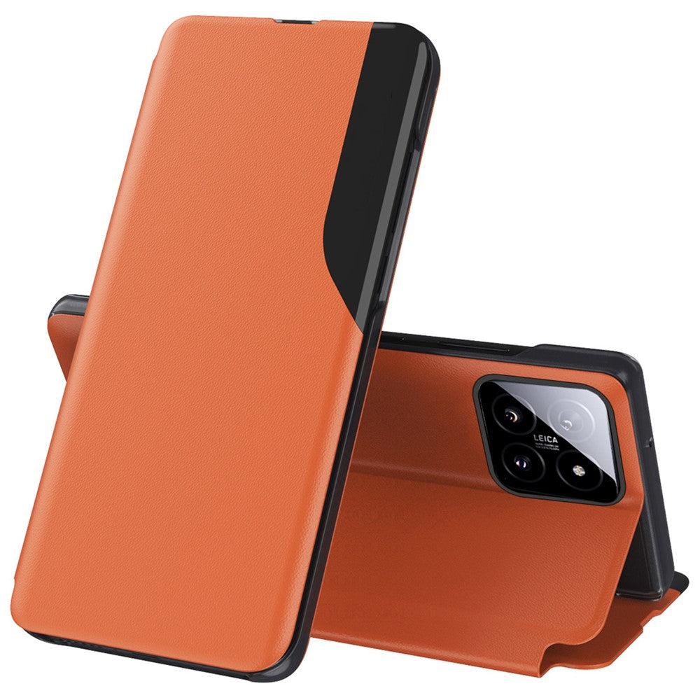 For Xiaomi 14 Phone Case Folio Flip PU Leather Stand Cover