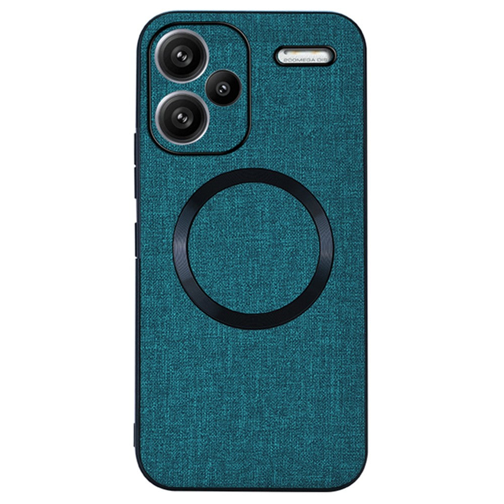 For Xiaomi Redmi Note 13 Pro+ 5G Case TPU+Cloth Dirt-Resistant Phone Cover Magnetic Case