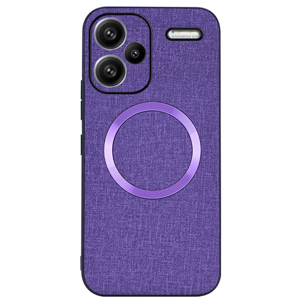 For Xiaomi Redmi Note 13 Pro+ 5G Case TPU+Cloth Dirt-Resistant Phone Cover Magnetic Case